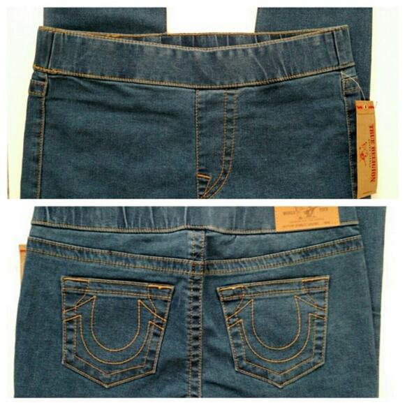 True Religion Legging w/ Leg Slits - Size M - NWT - Picture 5 of 8